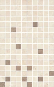 Мозаика Kerama Marazzi Декор Мармион беж мозаичный MM6267A 25x40 глянцевая