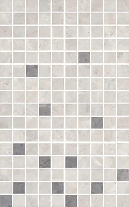 Мозаика Kerama Marazzi Декор Мармион серый мозаичный MM6268A 25x40 глянцевая