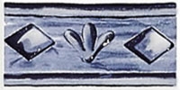 Бордюр Polis Delft Decoro Listello 5x10 глянцевый