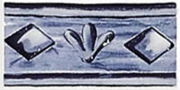 Бордюр Polis Delft Decoro Listello 5x10 глянцевый