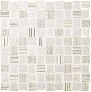 Мозаика Fap Desert Check White Mosaico 30,5x30,5 матовая