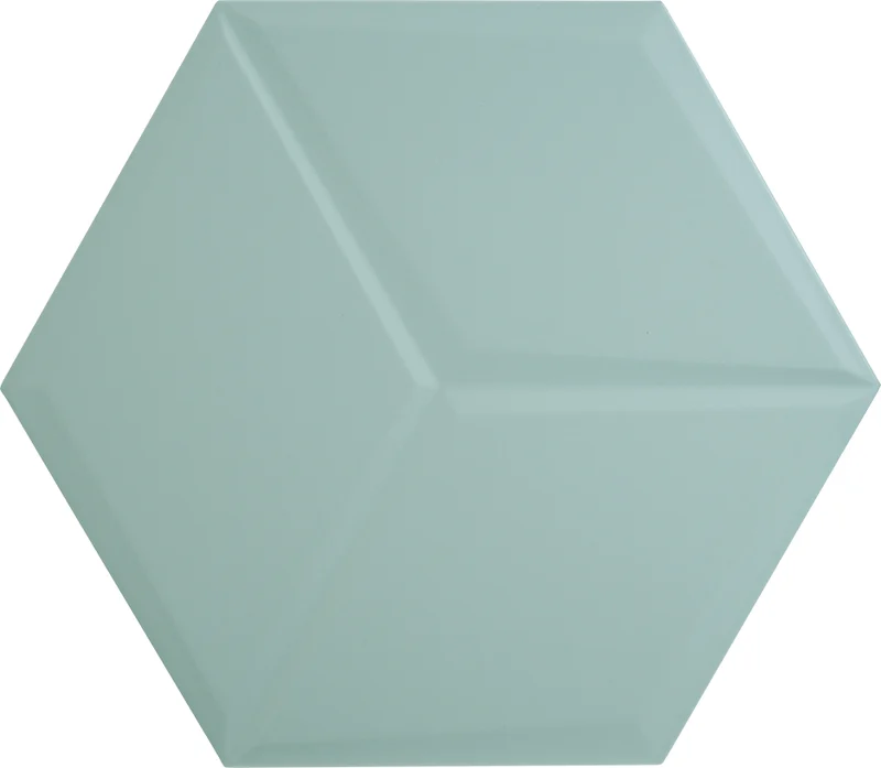 Декоративный элемент Tagina Details Hex Peace Aqua 9EF37HP 36,4x42 матовый
