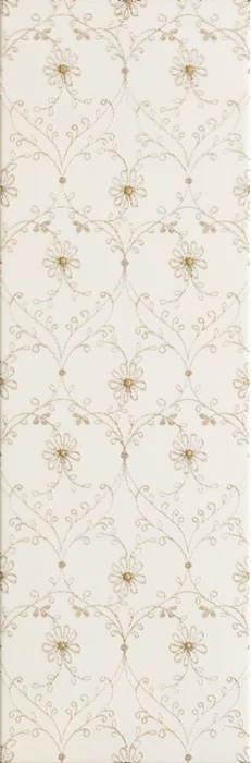 Декоративный элемент Iris Dinastia Ricamo Perla 25x75,5 глянцевый