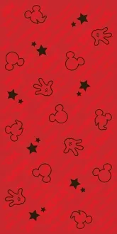 Disney Hands Friends R3060 Red