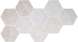 Docklands Hexagon Freeport White