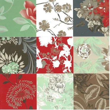 Панно Sant Agostino Dream Ink Red 75x75 глянцевое