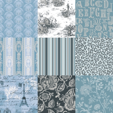 Панно Sant Agostino Dream Wonder Blue 75x75 глянцевое