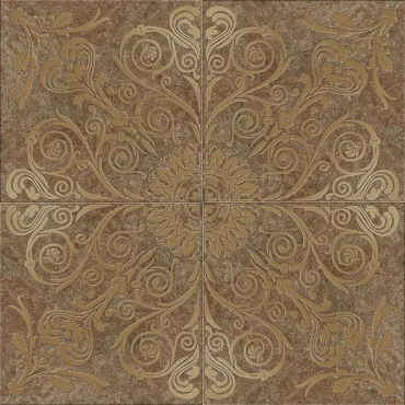 Панно Cerdomus Dynasty Rosone Lux Rust 80x80 матовое