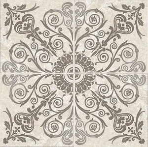 Панно Cerdomus Dynasty Rosone Lux White 80x80 матовое