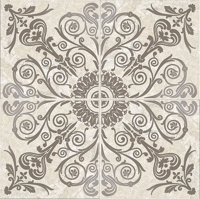 Панно Cerdomus Dynasty Rosone Lux White 80x80 матовое