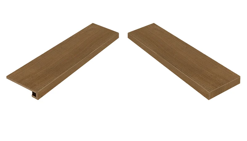Ступень Italon Element Wood Mogano Scalino Angolare Destro 33x120 матовая