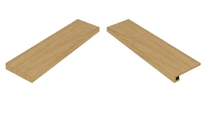 Ступень Italon Element Wood Olmo Scalino Angolare Sinistro 33x120 матовая