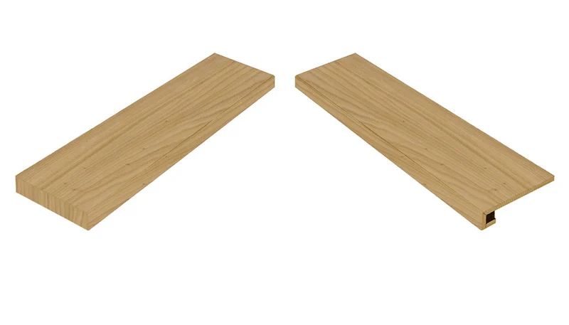 Ступень Italon Element Wood Olmo Scalino Angolare Sinistro 33x120 матовая