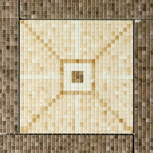 Вставка Newker Esquina Versus Beige 18x18 лаппатированная