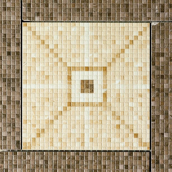 Вставка Newker Esquina Versus Beige 18x18 лаппатированная