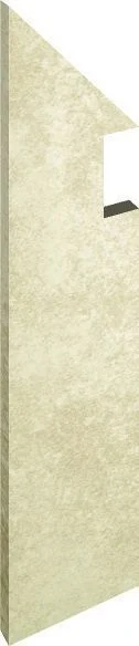 Бордюр Fap Evoque Beige Battiscopa Sag. Sx 7x29,5 глянцевый