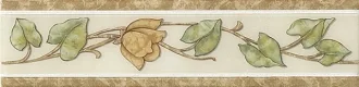 Exe Crema Listello Floreale