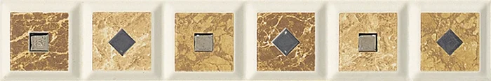 Бордюр Vallelunga Exe Giallo Listello Intarsi 5,5x33,3 глянцевый