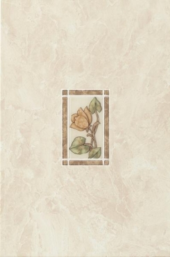 Декоративный элемент Vallelunga Exe Rosa Decoro Floreale 33,3x50,2 глянцевый