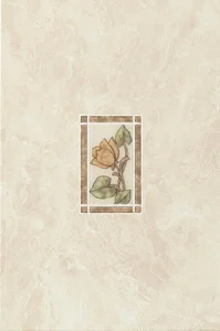 Декоративный элемент Vallelunga Exe Rosa Decoro Floreale 33,3x50,2 глянцевый