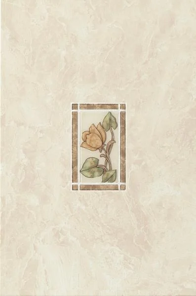 Декоративный элемент Vallelunga Exe Rosa Decoro Floreale 33,3x50,2 глянцевый