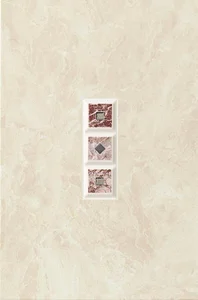 Декоративный элемент Vallelunga Exe Rosa Decoro Intarsi 33,3x50,2 глянцевый