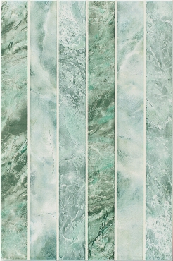 Плитка Vallelunga Exe Verde Bis Stripes 33,3x50,2 глянцевая
