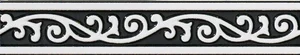Бордюр Sant Agostino Fascia Inspire Nero 4,5x25 полированный