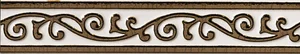 Бордюр Sant Agostino Fascia Inspire Oro 4,5x25 полированный