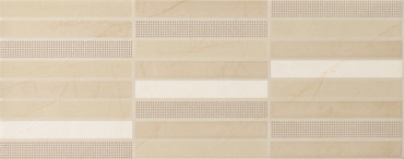 Мозаика Vallelunga Fashion Geometrico Visone 20x50 глянцевая