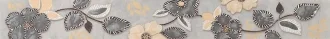 Fashion Listello Fiore Grigio