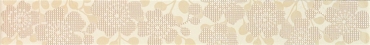 Бордюр Vallelunga Fashion Listello Fleur Visone 6x50 глянцевый