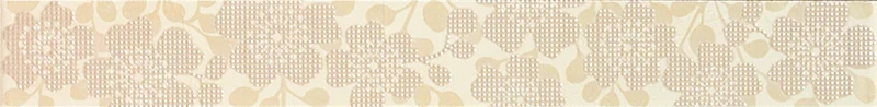 Бордюр Vallelunga Fashion Listello Fleur Visone 6x50 глянцевый