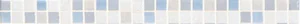 Бордюр Vallelunga Fashion Listello Mosaico Azzurro 4x50 глянцевый