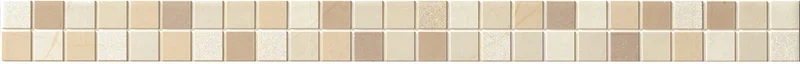 Бордюр Vallelunga Fashion Listello Mosaico Visone 4x50 глянцевый