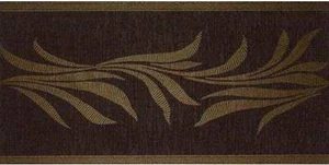 Бордюр Majorca Flax Bordura Kenzia Moka 24,5x49,5 матовый