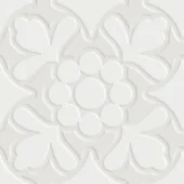 Керамогранит Tagina Fleur Blanc 7VF080F 10x10 глянцевый