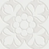 Керамогранит Tagina Fleur Blanc 7VF080F 10x10 глянцевый