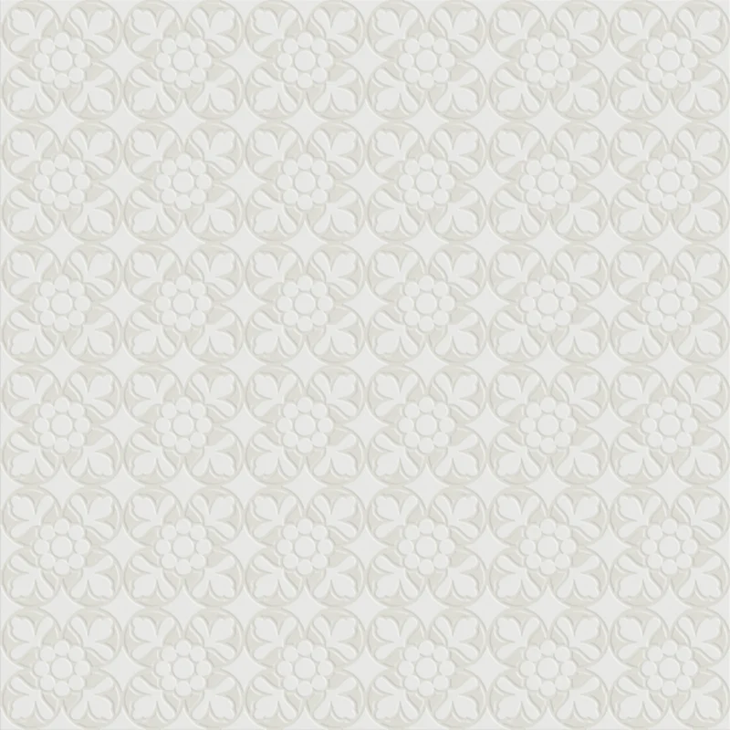 Керамогранит Tagina Fleur Blanc 7VF08FL 60x60 глянцевый