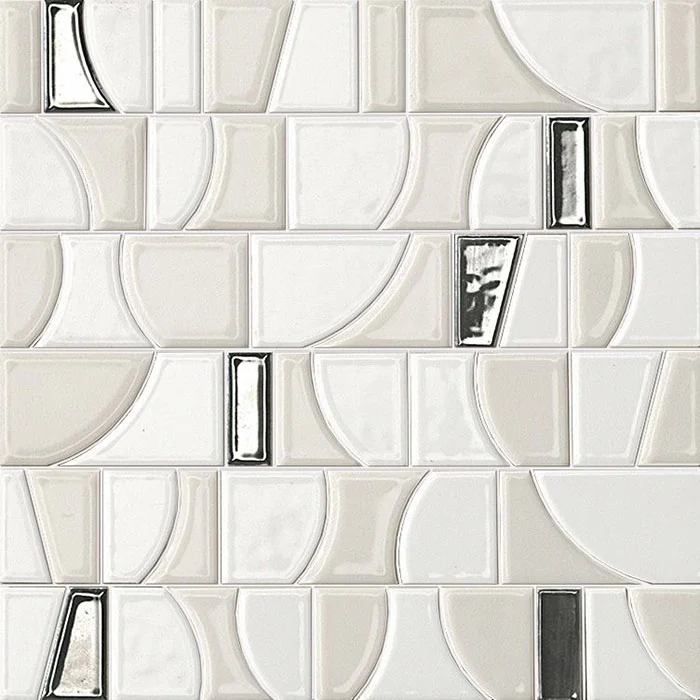 Мозаика Fap Frame Arte White Mosaico 30,5x30,5 глянцевая