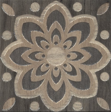 Вставка Kerama Marazzi Фратте серый лаппатированный HGD/B30/TU0031L 20x20 лаппатированная