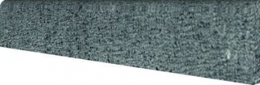 Бордюр La Fabbrica Fusion Battiscopa Platinum Lap. Strutt. 8x49 структурированный