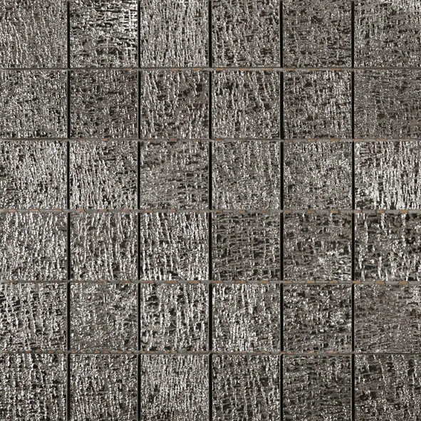 Мозаика La Fabbrica AVA Fusion Mosaico Platinum Lap. Strutt. 5,2x5,2 32,6x32,6 структурированная