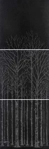 Панно La Fabbrica AVA Fusion Wood Titamium Mix3 Lap. Liscia 49x147 лаппатированное