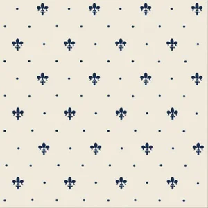 Плитка Petracers Giglio blu su Panna 20x20 матовая
