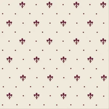 Плитка Petracers Giglio Bordeaux su Panna 20x20 матовая