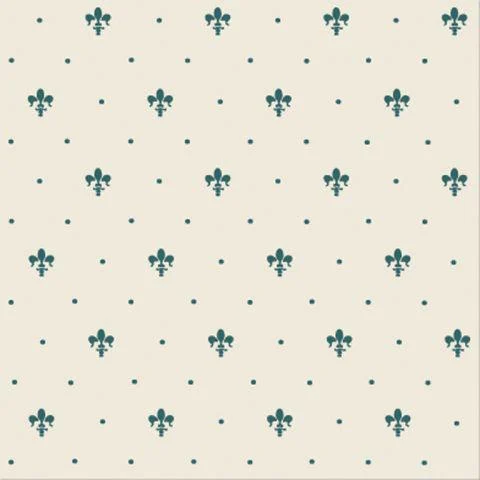 Плитка Petracers Giglio Verde su Panna 20x20 матовая
