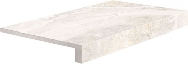 Ступень Cerdomus Gradino Impero Bianco 33x59,5 полированная