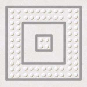 Вставка Brennero Greca Perla Tozzetto 4,5x4,5 глянцевая