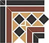 Вставка Topcer Guilford Corner 16,5x16,5 матовая